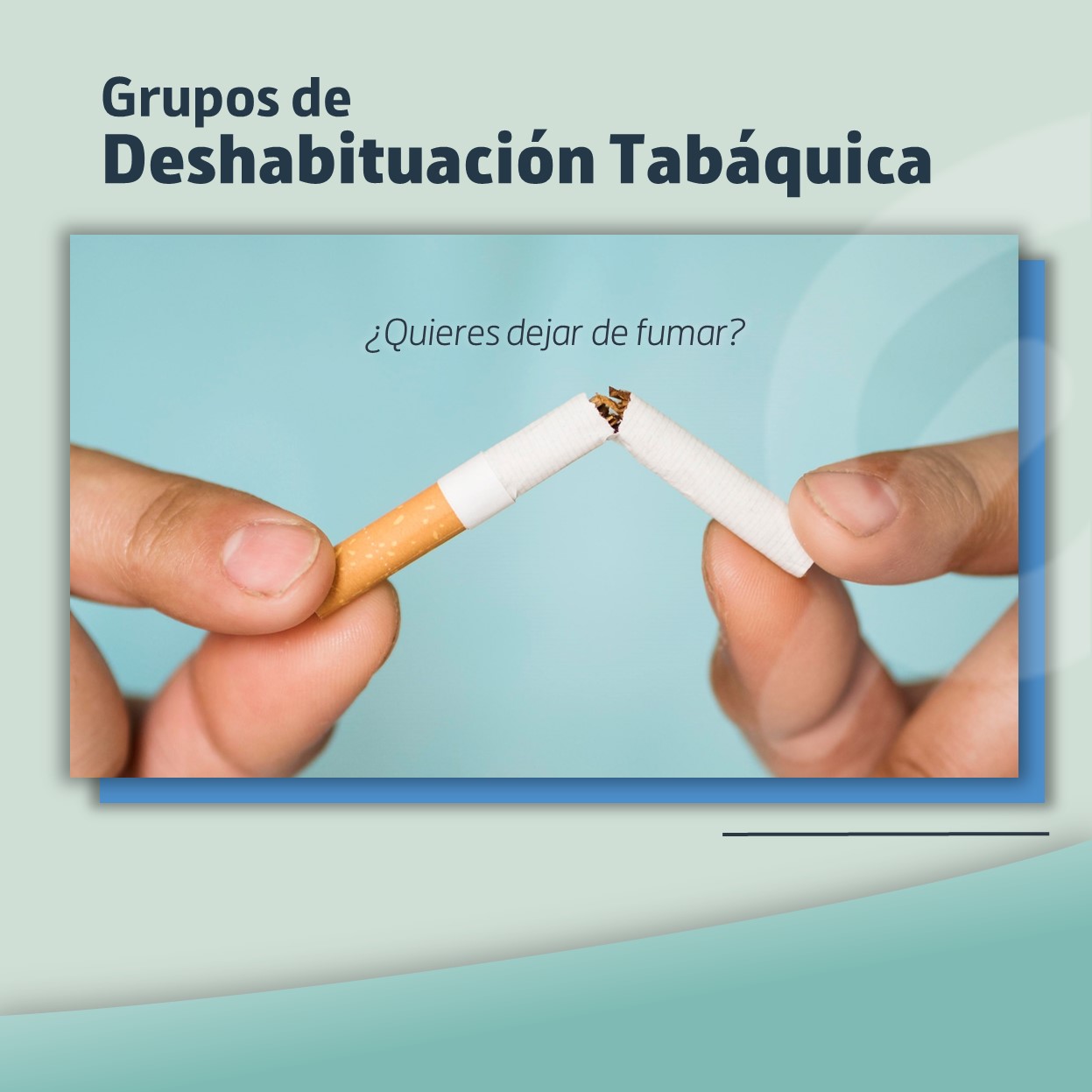 Grupos de deshabituación tabáquica en tu Centro de Salud